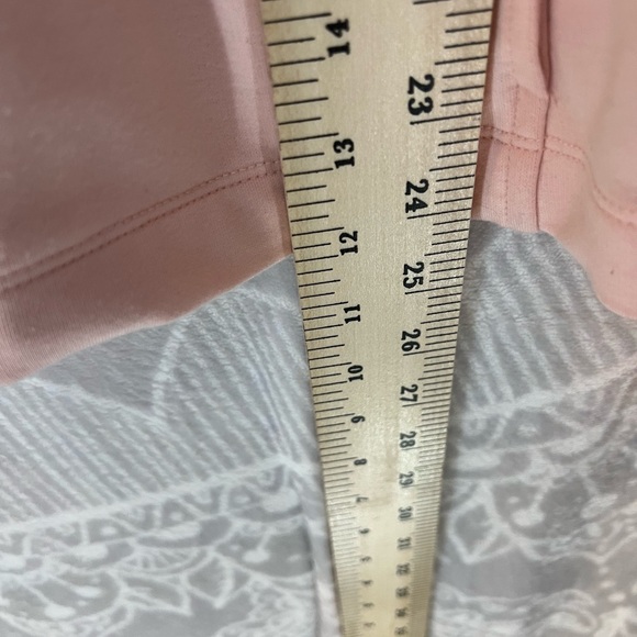 PALE PINK H BY HALSTON COTTON KNIT JERSEY COMFORTABLE JACKET M EUC TOO CUTE - Picture 11 of 11